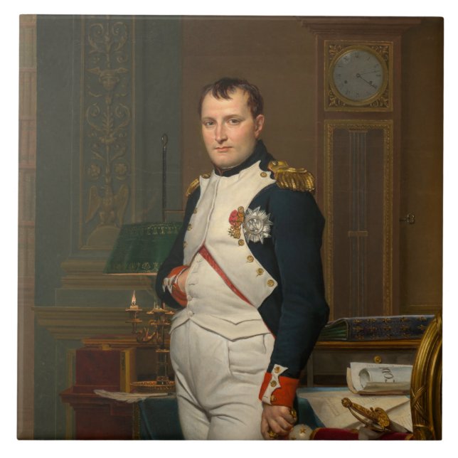 Kaiser Napoleon Bonaparte im Tuileries Fliese (Vorderseite)