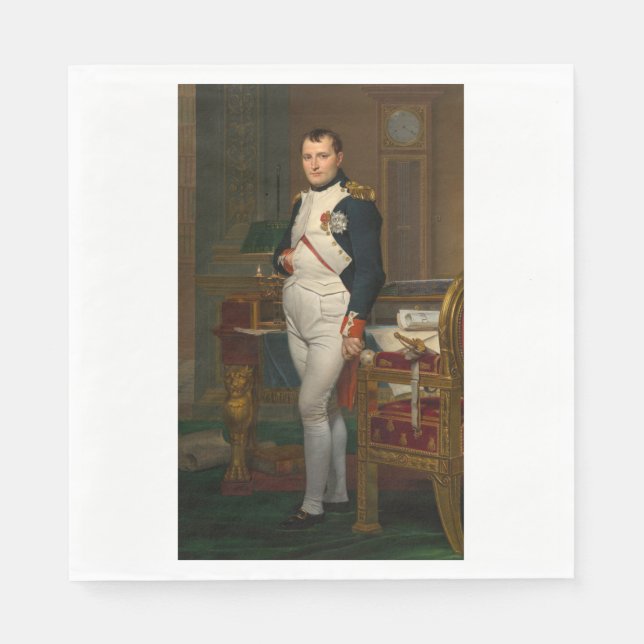 Kaiser Napoleon Bonaparte im Tuileries Serviette (Vorderseite)