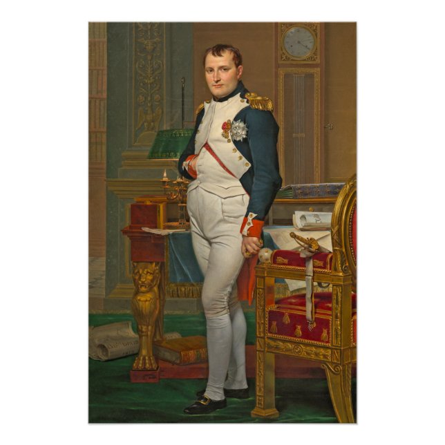 Kaiser Napoleon in seinem Studium an den Tuilerien Poster (Vorderseite)