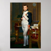 Kaiser Napoleon in seinem Studium an den Tuilerien