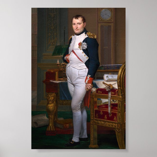 Kaiser Napoleon in seinem Studium an den Tuilerien Poster (Vorne)