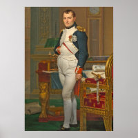 Kaiser Napoleon in seinem Studium an den Tuilerien