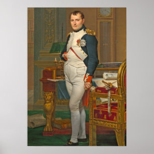 Kaiser Napoleon in seinem Studium an den Tuilerien Poster