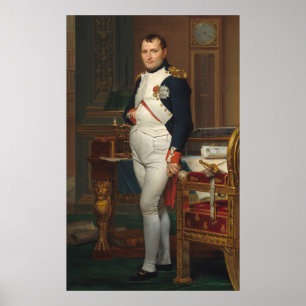 Kaiser Napoleon in seinem Studium an den Tuilerien Poster