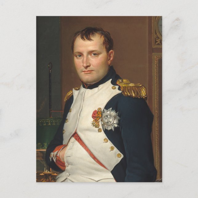Kaiser Napoleon in seinem Studium an den Tuilerien Postkarte (Vorderseite)