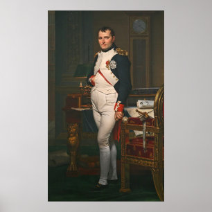 Kaiser Napoleon in seinem Studium in der Tuilerie Poster
