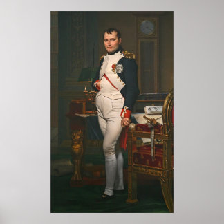 Kaiser Napoleon in seinem Studium in der Tuilerie Poster