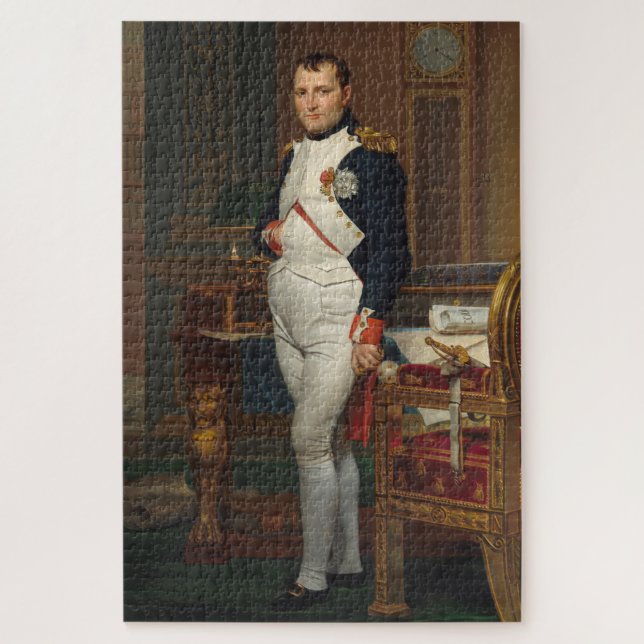 Kaiser Napoleon in seiner Studie in den Tuilerien Puzzle (Vertikal)