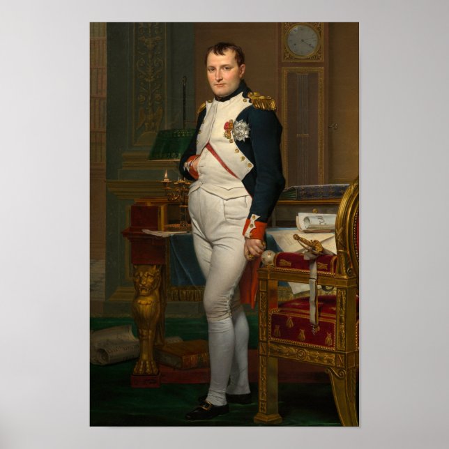 Kaiser Napoleon in seiner Studie von David - Poste Poster (Vorne)