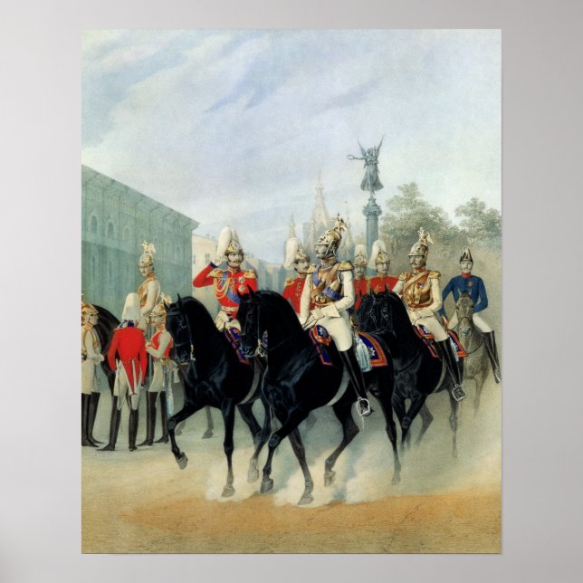 Kaiser Nicholas I. und Großherzog Alexander Poster (Vorne)