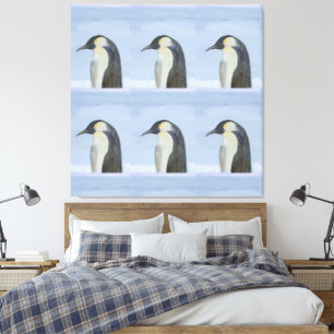 Kaiser Penguin Canvas Print Leinwanddruck