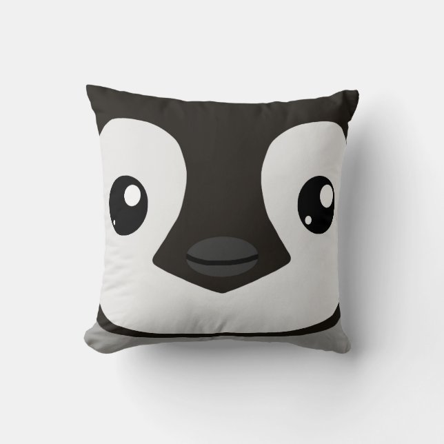 Kaiser Penguin Chick Pillow Kissen (Vorderseite)