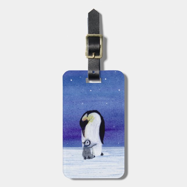 Kaiser Penguin Gepäckanhänger (Vorderseite vertikal)