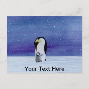 Kaiser Penguin Postkarte