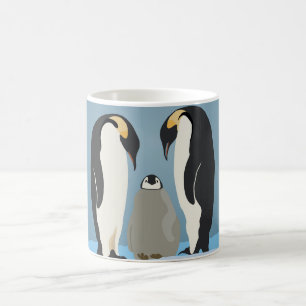 Kaiser Penguin Tasse - Arktische Liebe auf Eis