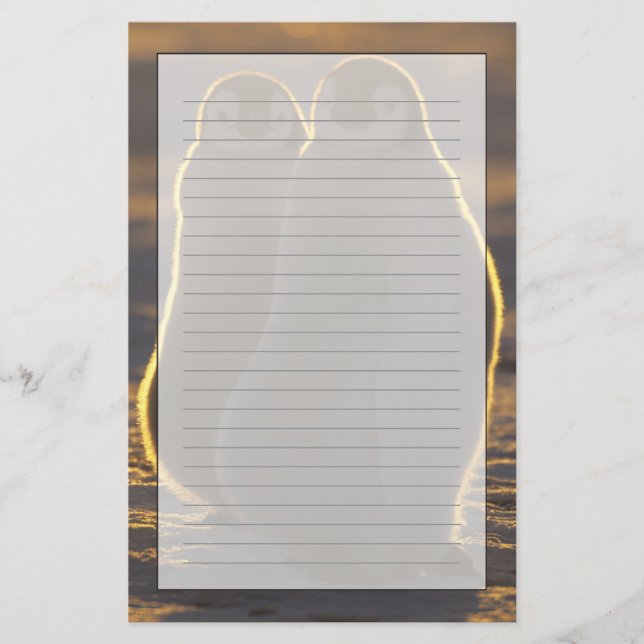 Kaiser Penguins Briefpapier (Vorderseite)