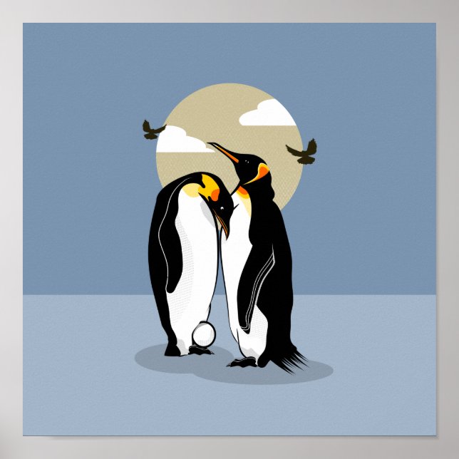 Kaiser PENGUINS Poster (Vorne)