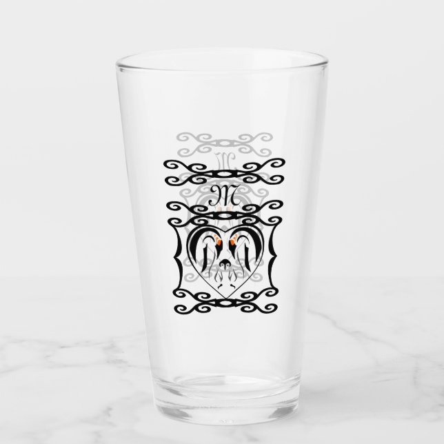 Kaiser Pinguin Forever Love Birds Glas (Vorderseite)