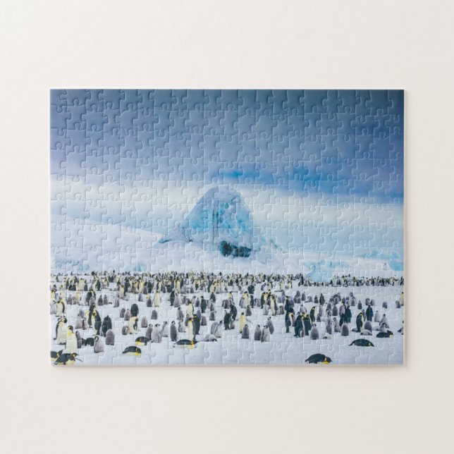 Kaiser-Pinguin-Kolonie Puzzle (Horizontal)