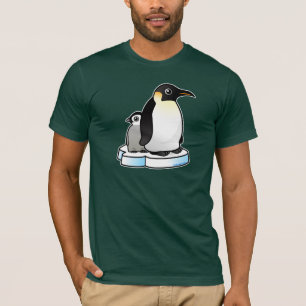 Kaiser-Pinguin mit Küken T-Shirt