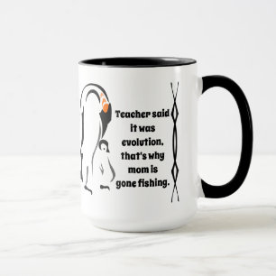 Kaiser Pinguin Vater und Sohn Vermisste Mama Tasse