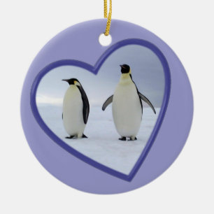 Kaiser-Pinguin-Verzierung Keramikornament