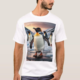Kaiser Pinguin Vintages Foto T-Shirt