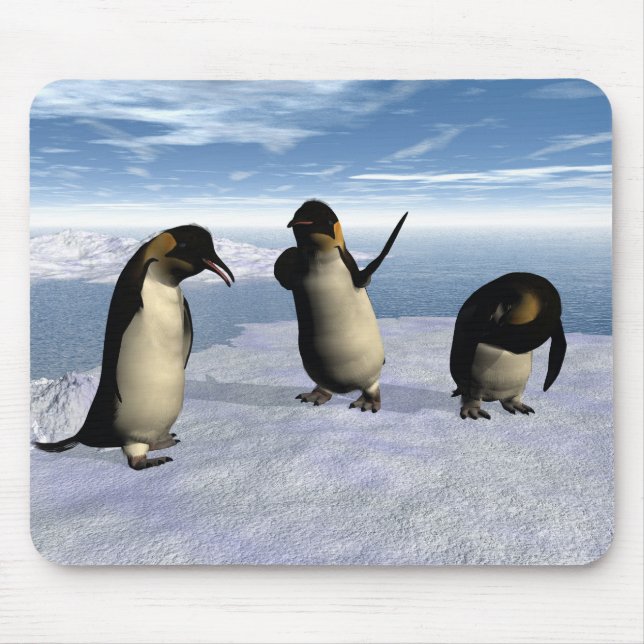 Kaiser-Pinguine Mousepad (Vorne)