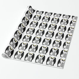 Kaiser-Pinguine und -küken Geschenkpapier