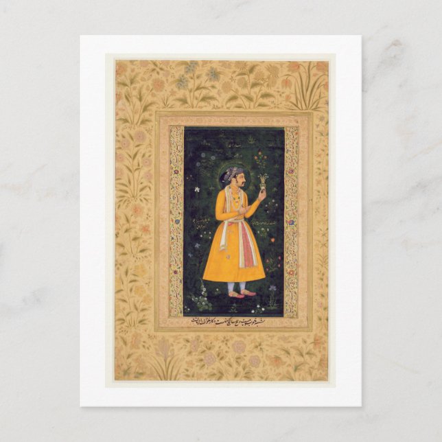 Kaiser Shah Jahan (1592-1666) (r.1627-1658) als Postkarte (Vorderseite)