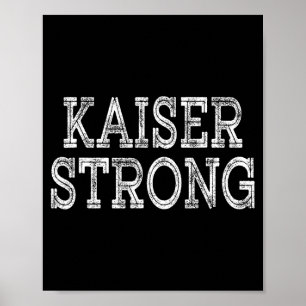 KAISER Starke Squad Familienzusammenkunft Nachname Poster