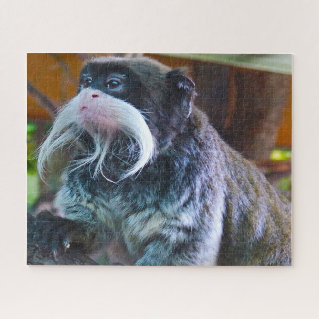 Kaiser Tamarins Monkey. Puzzle (Horizontal)