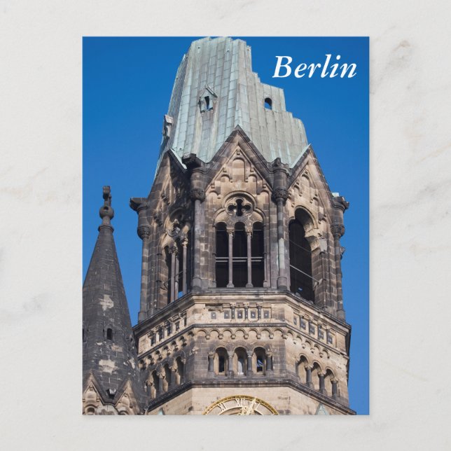 Kaiser Wilhelm Gedachtnis Kirche, Berlin Postkarte (Vorderseite)