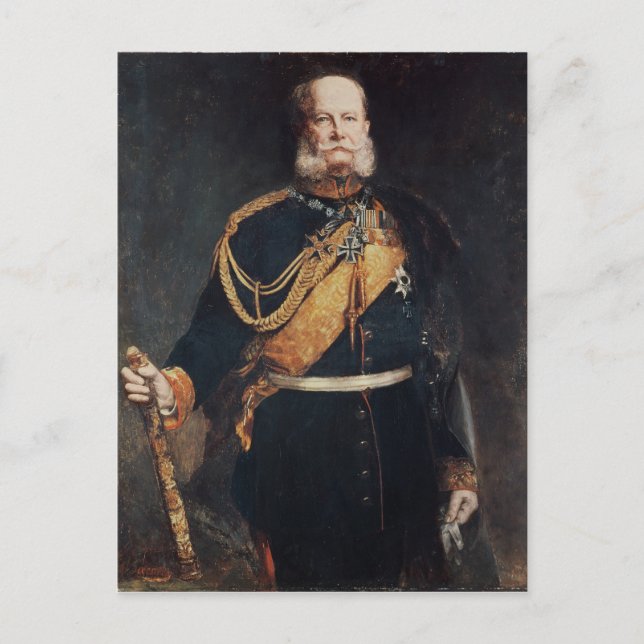 Kaiser Wilhelm I Postkarte (Vorderseite)