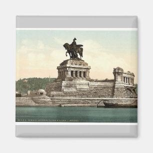 Kaiser-Williams Monument, Koblenz, der Rhein, GE Magnet