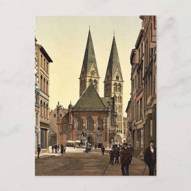 Kaiser William's Place, Bremen, Deutschland Classi Postkarte (Vorderseite)