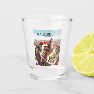 Kaiserburg Deutschland Schnapsglas