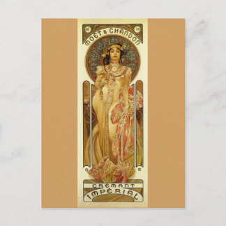 Kaiserchampagne - Kunst Nouveau Postkarte