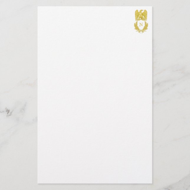KaiserEagle-Emblem von Napoleon I stationär Briefpapier (Vorderseite)