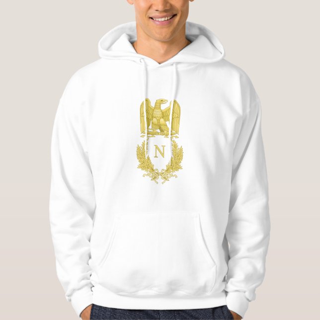 KaiserEagle Motiv Napoleon I auf Hoodie (Vorderseite)