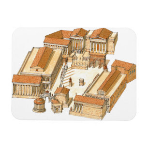 Kaiserforum. Rom. Luftaufnahme Magnet