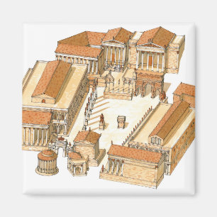 Kaiserforum. Rom. Luftaufnahme Magnet