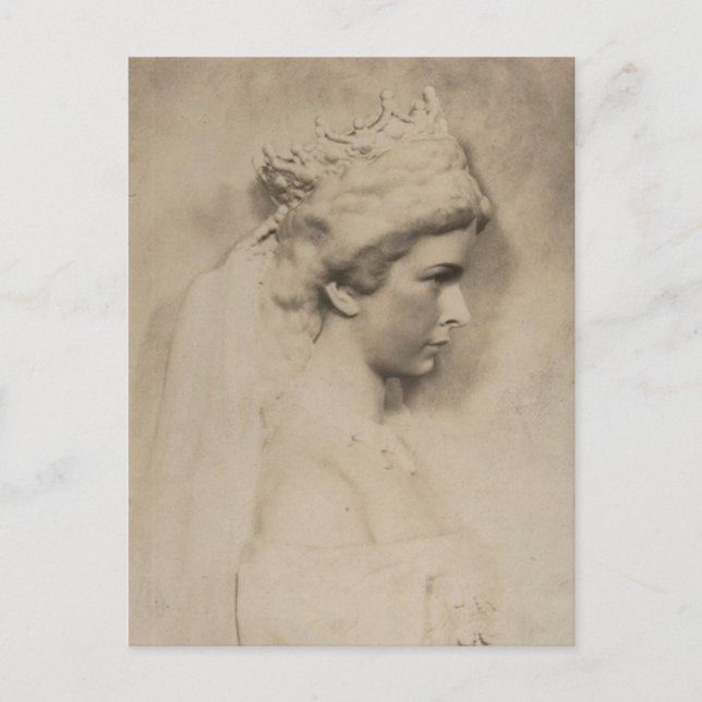 Kaiserin Elisabeth Austria - Sissi, Sisi en profil Postkarte (Vorderseite)