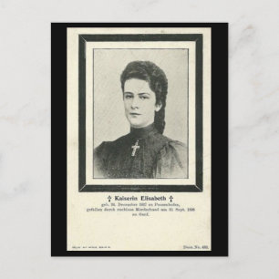 Kaiserin Elisabeth - Sissi - ASSASSINATION #034H Postkarte