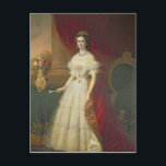 Kaiserin Elisabeth von Bayern , 1863 Postkarte<br><div class="desc">Kaiserin Elisabeth von Bayern | von Franz Russ | Art Location: Kunsthistorisches Museum, Wien, Österreich | Deutsche Künstlerin | Image Collection number: XAM72428</div>