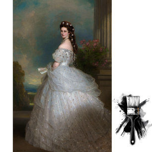 Kaiserin Elisabeth von Franz Xaver Winterhalter Seidenpapier