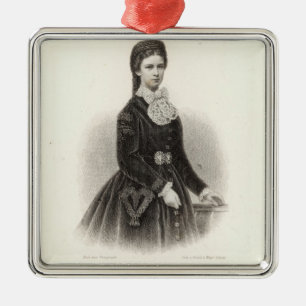 Kaiserin Elisabeth von Österreich Silbernes Ornament