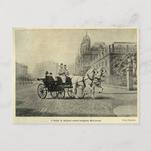 Kaiserin Elisabeth von Österreich - Sissi, Budapes Postkarte