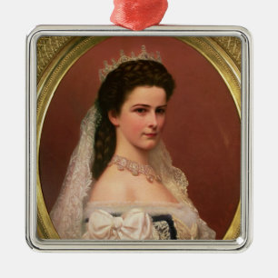 Kaiserin Elizabeth von Bayern auf Ungarn Silbernes Ornament