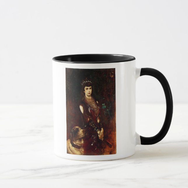 Kaiserin Elizabeth von Österreich, 1883 Tasse (Rechts)